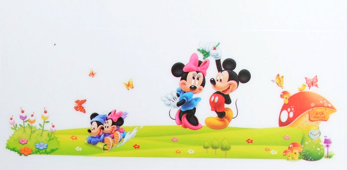 Mickey Mouse na lke - MEGA ROZMER